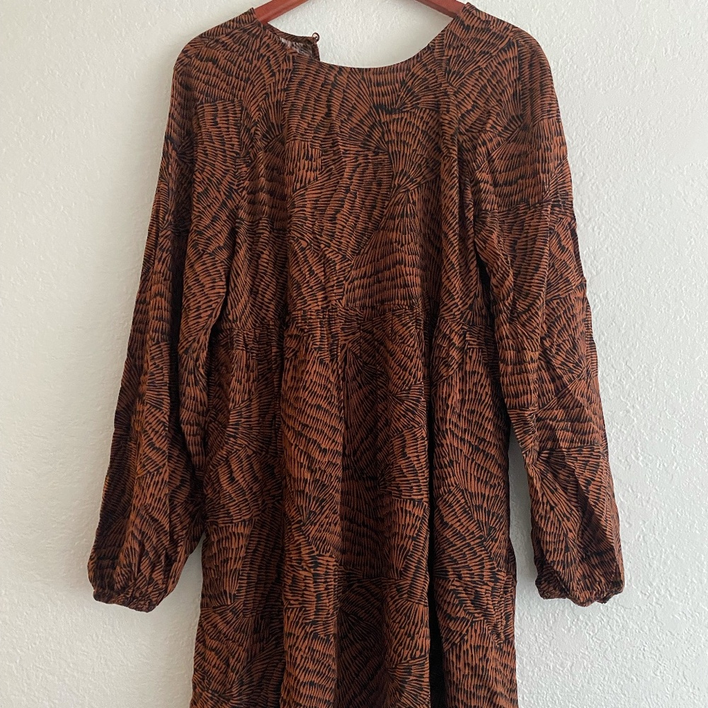 A New Day Long Sleeve Midi Dress